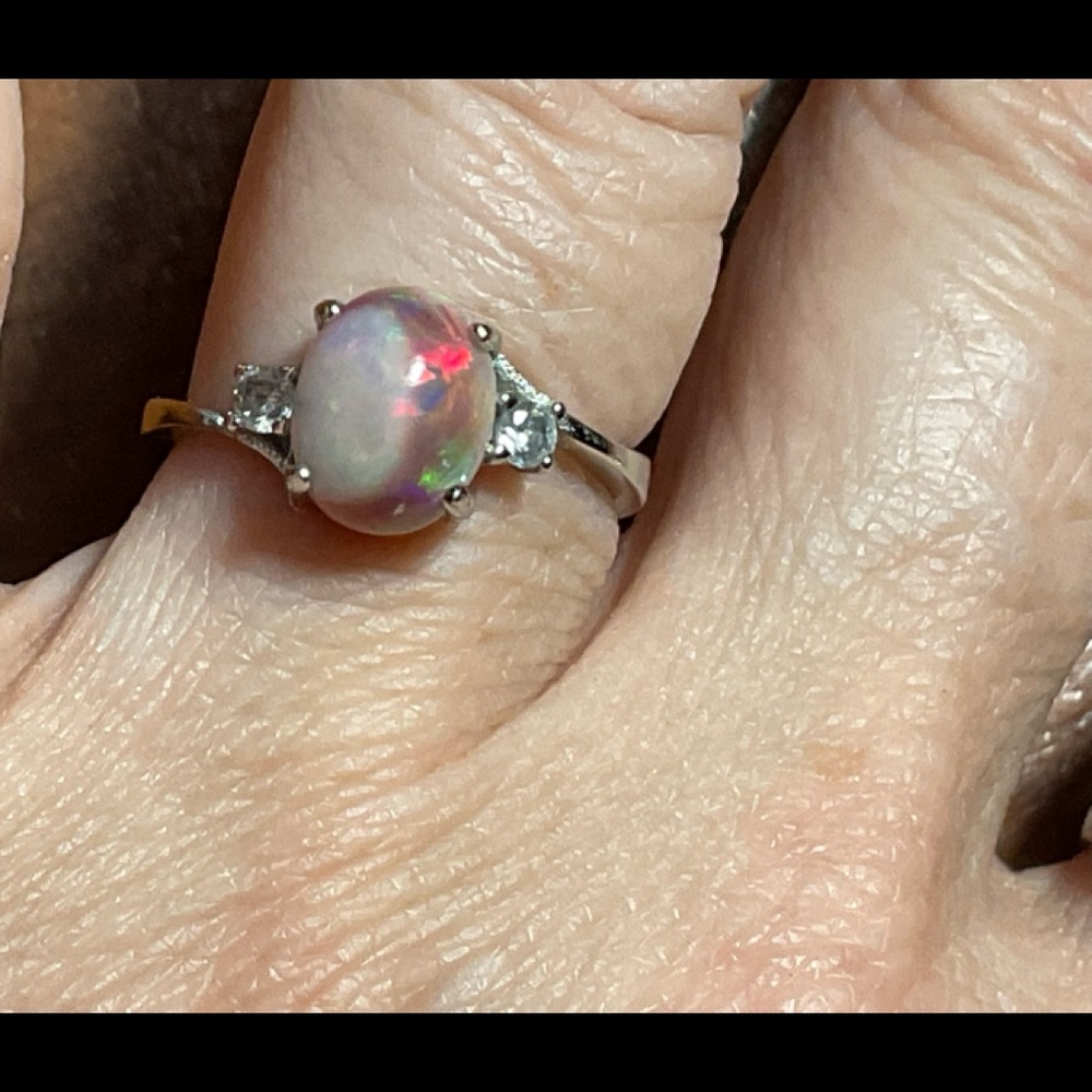 Pink Opal Ring - image 2